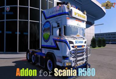 Addon Scania R580 D'Hoine Eng&GB v1.0