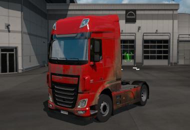 Dirt skins for DAF XF Euro6 v1.0