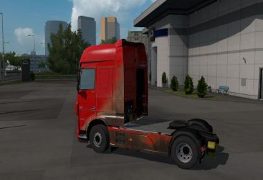 Dirt skins for DAF XF Euro6 v1.0
