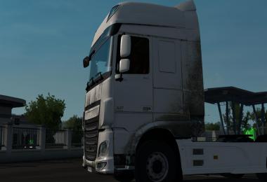 Dirt skins for DAF XF Euro6 v1.0