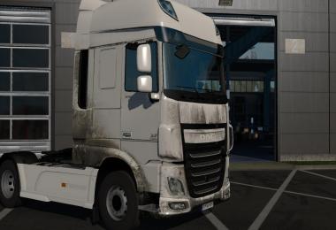 Dirt skins for DAF XF Euro6 v1.0