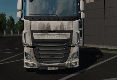 Dirt skins for DAF XF Euro6 v1.0