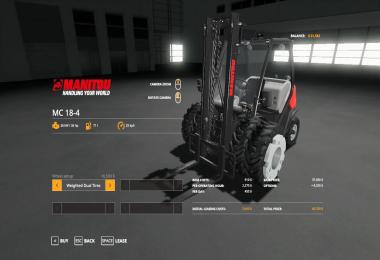 Forklift Duallies & Weighted Duallies v1.1