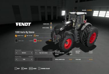 FS19 Fendt 1000 Vario by Stevie