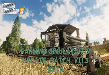 FS19 Update (patch) V1.1.3 Beta