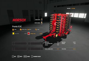Horsch Pronto 9DC small update by Stevie