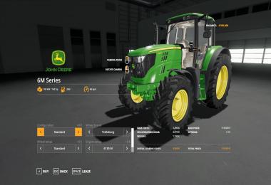 John Deere 6M Series with SeatCam v1.0