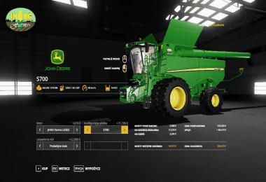 John Deere S700 Series USA v2.1.0