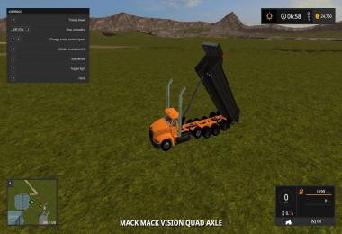 Mack vision dump truck V1.0.0.0