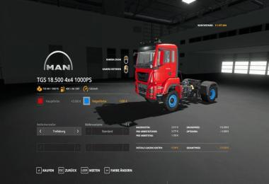MAN TGS18500 - 1000hp v1.0
