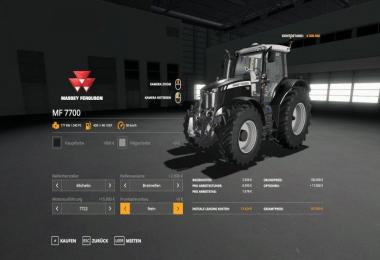 MF 7700 Farbwahl Michelin Tires v1.0