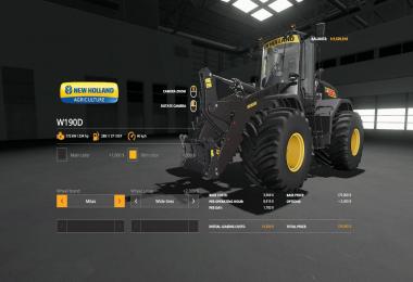 New Holland W190D Wheel Loader v1.0