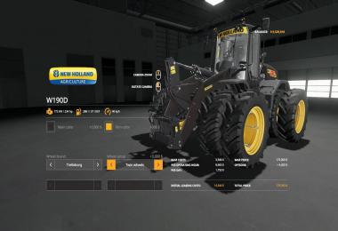 New Holland W190D Wheel Loader v1.0