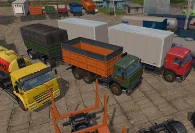 Pack Kamaz for Map Russia v1.2