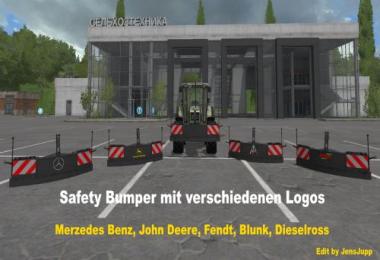 Safety bumper with configurable logos v1.1