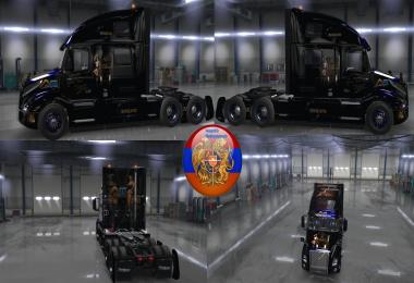 Volvo VNL 2018 AC Black Metallic Skin 1.32.4.45s