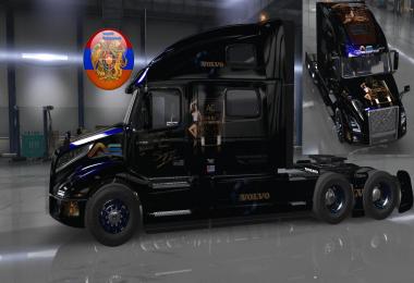 Volvo VNL 2018 AC Black Metallic Skin 1.32.4.45s