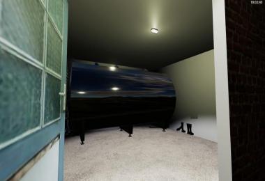 Yard with cowshed and willow beta