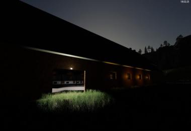 Yard with cowshed and willow beta