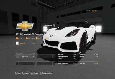 2019 Corvette C7 Zr1 v1.0