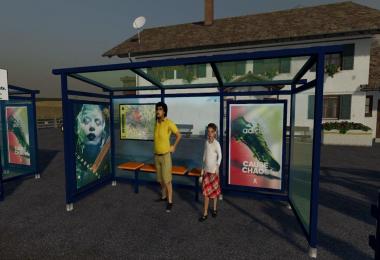 3 Bushaltestellen Platzierbar v1.0.0