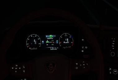 ALEXD Scania S&R Dashboard Color White-Blue v1.0