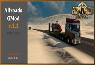 Allroads GMod (fixing Truck and Cabin physics) 1.33.x