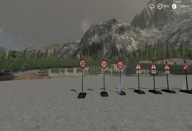 Construction site signs Pack Portable v1.0