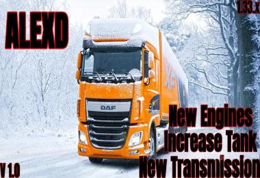 DAF XF Euro 6 New Engine 650-750 by alexdedu