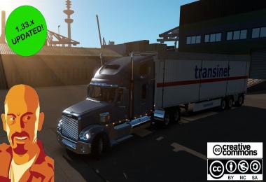 FREIGHTLINER CORONADO EDITED ETS2 1.33.x