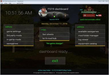 FS19 Dashboard v1.2