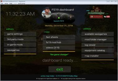 FS19 Dashboard v1.3