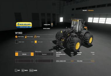 New Holland Wheel Loader W190D VE v1.0