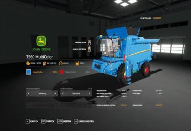 John Deere T560 MultiColor 30.000l v1.0