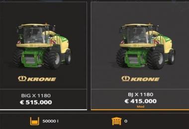 Krone X1180 BJ with tank 50.000L v1.0