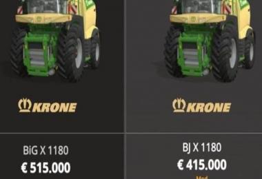 Krone X1180 with tank 100000L MP v1.0