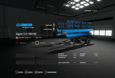 Lemken Heliodor12S - MultiColor v1.0