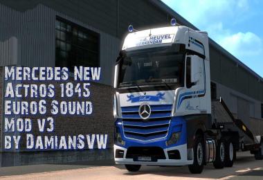 Mercedes Actros 1845 Euro6 Sound v3.0 1.33.x
