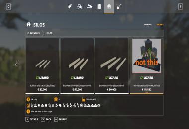 Mini size MAXI multifruit farmsilo 1200k each capacity v1.0.0.1