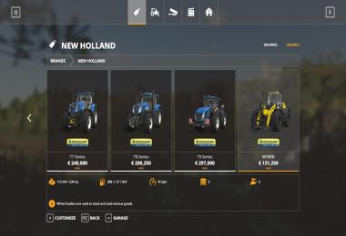New Holland tractors v1.0.0.2