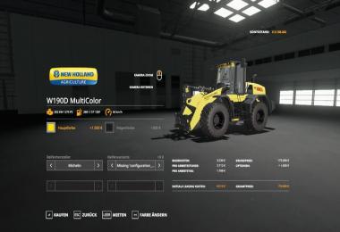 New Holland W190D MultiColor v1.0