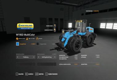 New Holland W190D Wheel Loader - MetallicEdit v1.1