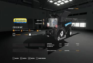 NH CR1090 & SuperFlexDraper45ft - MultiColor 30.000l v1.0