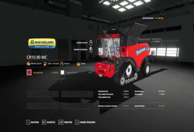 NH CR1090 & SuperFlexDraper45ft - MultiColor 30.000l v1.0