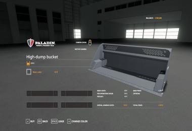 Paladin High Dump Bucket v1.0