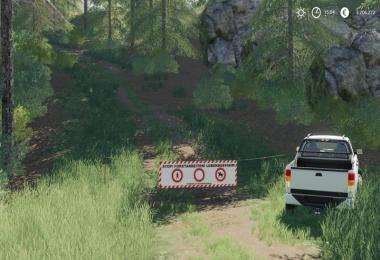 Placeable forest barrier banners v1.0