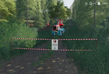 Placeable forest barrier banners v1.0