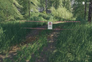 Placeable forest barrier banners v1.0