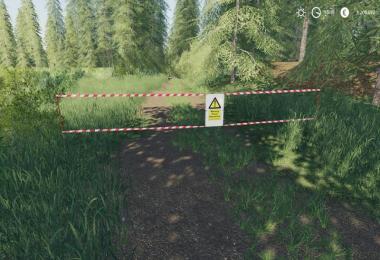 Placeable forest barrier banners v1.0