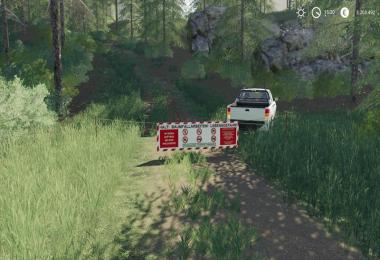 Placeable forest barrier banners v1.0